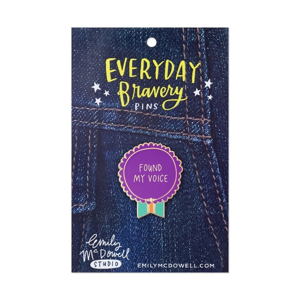 Found My Voice Pin